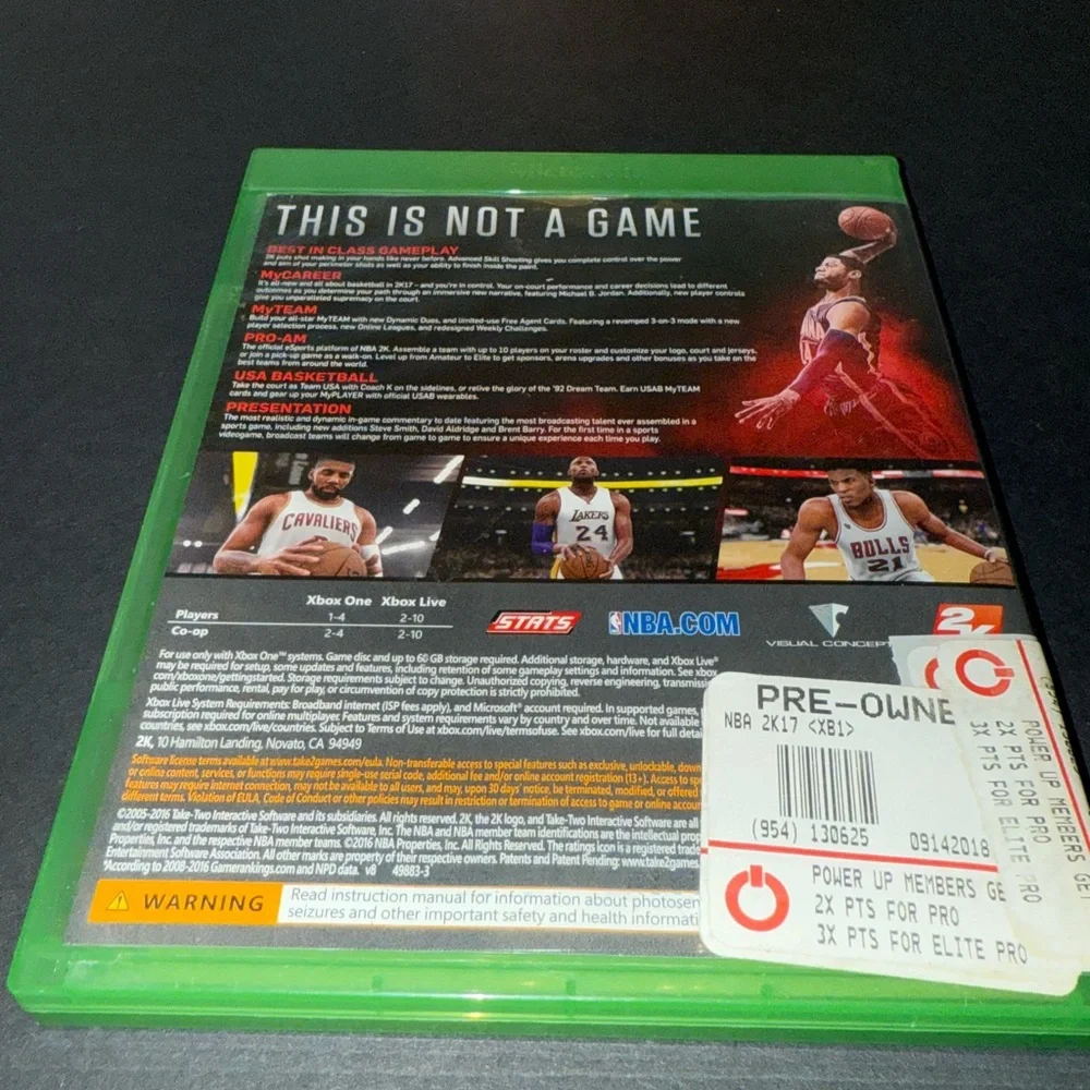 Xbox one video game lot Madden 21 Madden 19 NBA 2K17 Estate Item Bundle